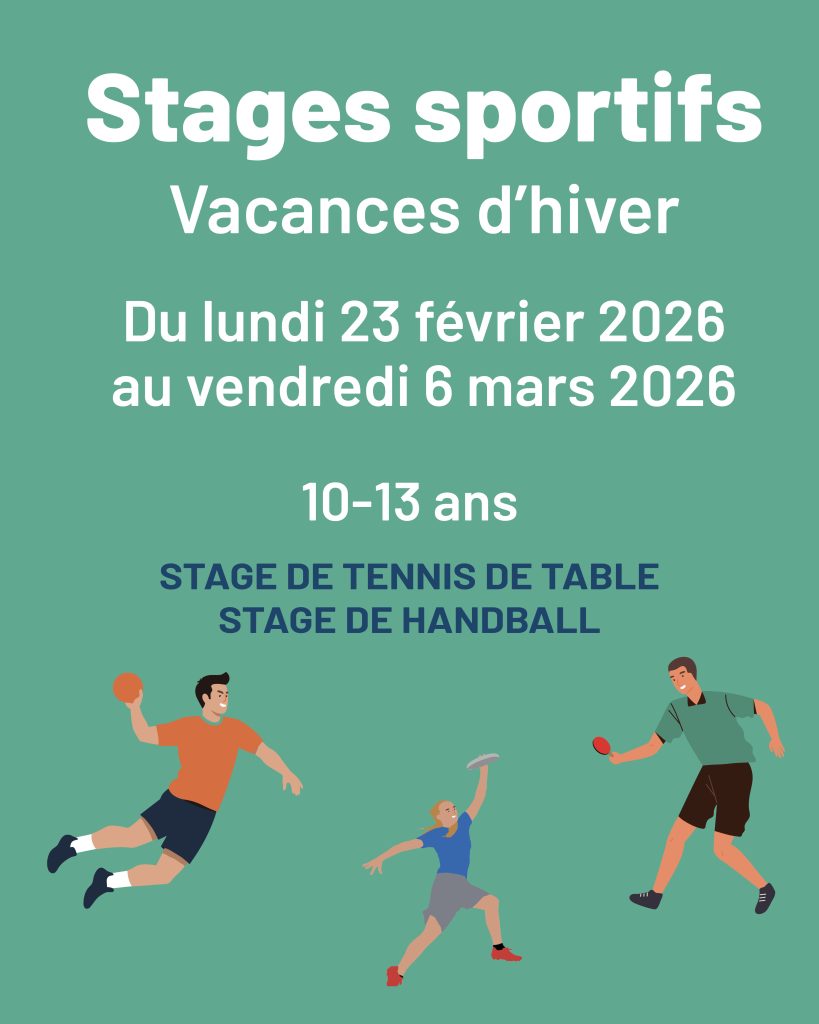 Stages sportifs Hiver 2026