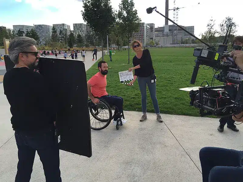 Tournage au Grand Parc d'une vidéo de soutien à la candidature de Paris pour les JO 2024 - Septembre 2016