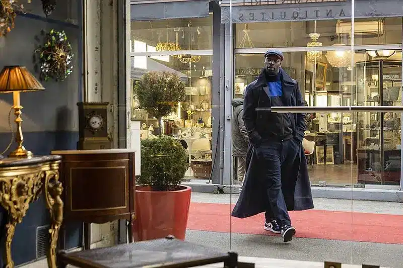 Tournage de la série « Lupin » avec Omar Sy - Octobre 2020