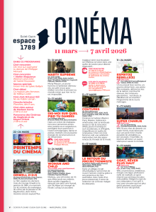 programme cinéma 1789 Mars 2026