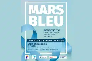Mars bleu mise en avant
