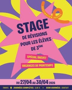 Destination succès stage printemps 2026