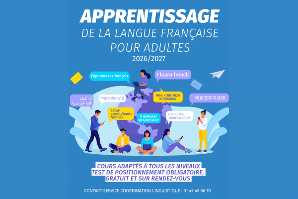 Apprentissage de la langue française pour adulte