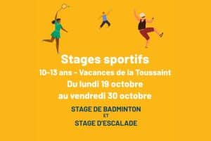 Stages sportifs 2026 - 2027