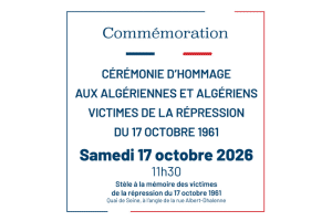 Cérémonie d'hommage du 17 octobre 1961