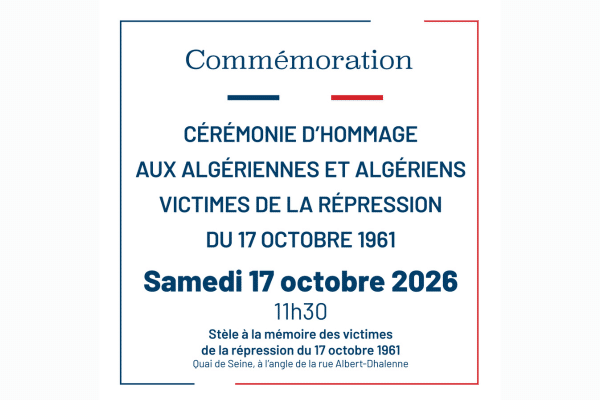 Cérémonie d'hommage du 17 octobre 1961
